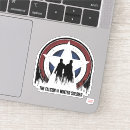 Search for white falcon stickers Super hero