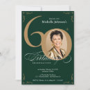 Search for emerald 60th birthday invitations Simple