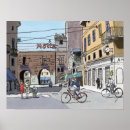 Recherche de voyage italie art Aquarelle