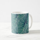 Search for teal watercolor mugs Leaves