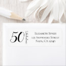 Search for happy birthday return address labels 50 year old