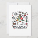 Search for geometric tree christmas cards Winter