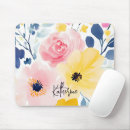 Search for watercolor mousepads Floral