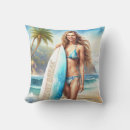 Recherche de planche surf surf surf coussins Fille