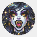 Recherche de crocs de vampire autocollants Halloween