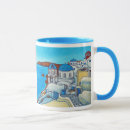 Search for santorini mugs Blue domes