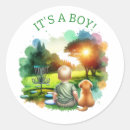 Search for cute golfing stickers Baby shower