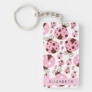 Search for pink ladybug keychains Ladybird