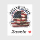 Search for american spirit stickers Soccer player