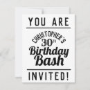 Search for 30 years old invitations 30th