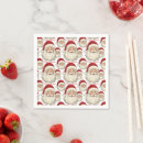 Search for vintage santa napkins Red