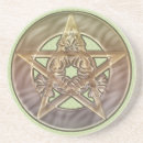 Search for wicca coasters Pentacle