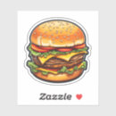 Recherche de burger illustration stickers Cheeseburger