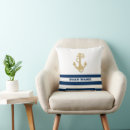 Search for navy gold blue stripes pillows Summer