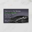 Search for luxury transport business cards Classy