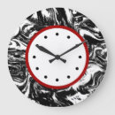 Recherche de noir et blanc abstrait horloges Artistique