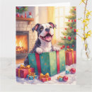 Search for pitbull christmas cards Dog lover