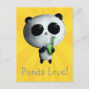 Recherche de panda chinois cartes postales Bambou