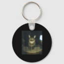 Search for serious keychains Cat
