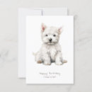 Search for westie birthday cards Cute