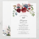 Search for winter 60th birthday invitations Floral