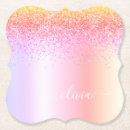 Recherche de pastel dessous de verres Pour elle