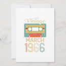Recherche de qui 1966 invitations Vintage
