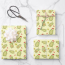 Search for christmas avocado wrapping paper Santa