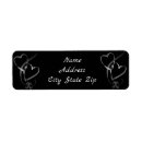 Search for just married return address labels Heart