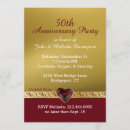 Search for fiftieth wedding invitations Heart