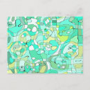 Search for squiggle postcards Green