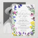 Search for celebration of life memorial invitations Watercolor