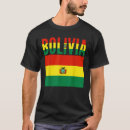 Recherche de drapeau bolivien tshirts Pays