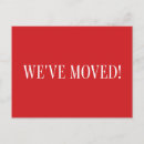 Search for moving announcement postcards Elegant