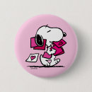 Recherche de saint valentin badges Snoopy