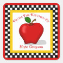 Search for apple kitchen stickers Red