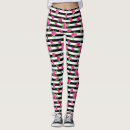 Search for pink and white striped leggings Flowers