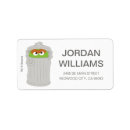 Search for oscar the grouch return address labels Woodland