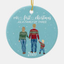 Search for three girls ornaments Family of three