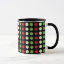 Search for green red white mugs Christmas holiday