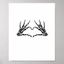 Search for skeleton and art Heart hands