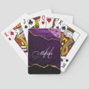 Recherche de mauves jeux de cartes Monogramme
