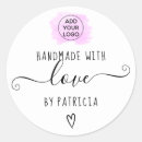 Search for love logo stickers Elegant