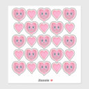 Recherche de visage kawaii autocollants Heureux