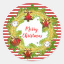 Search for star wreath stickers Xmas