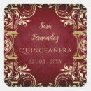 Search for red quinceanera stickers Sweet 16