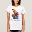 Recherche de poulet drôle tshirts Dame