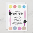 Search for paint palette invitations Watercolor