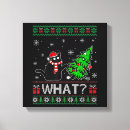 Search for funny christmas canvas prints Black