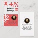 Recherche de symbole mathématique cartes visite Professeur de mathématiques